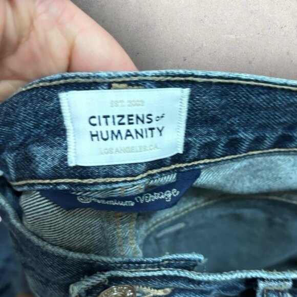 Citizens of humanity the dahlia bow leg baby roll pant - Picture 3 of 8